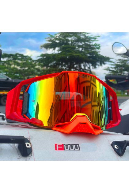 RRR Quick Replacement Lens Motorcycle Goggles, Anti Fog Lenses-Off-Road Motorcycle ATV MX Riding Gla