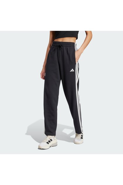 Essentials 3-Stripes Open Hem French Terry Joggers