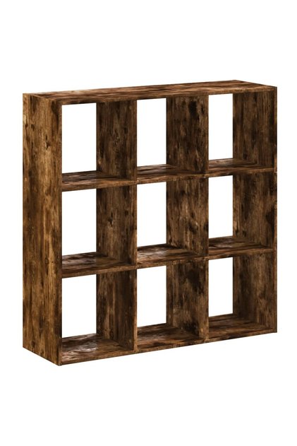 Bibliotecă, stejar fumuriu, 102x32x102 cm, lemn prelucrat