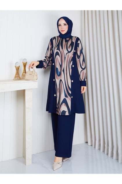 Oysho Fabric Patterned Double Set
