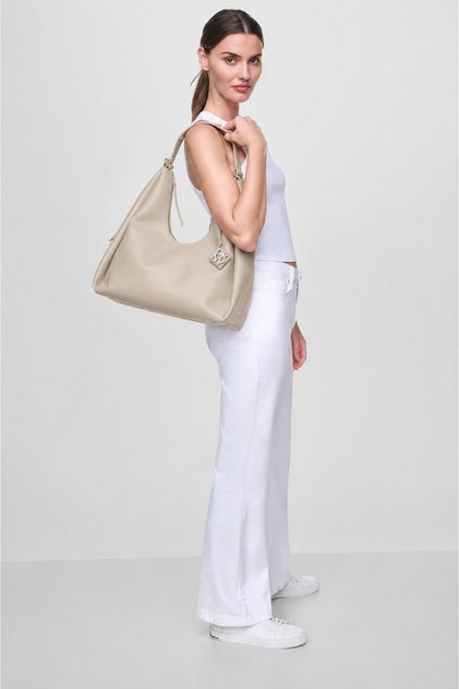 ELICIA LARGE HOBO-LT3 - LT TAUPE-N/S