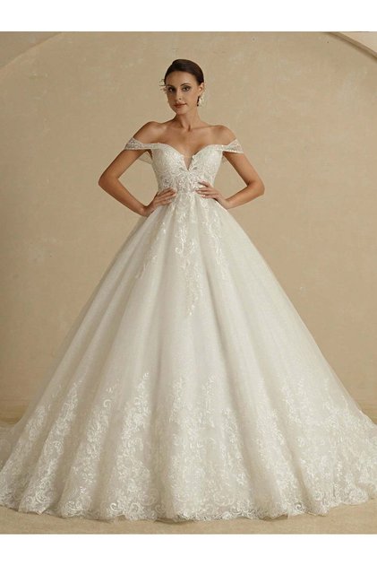 Rochie de ocazie și bridal, alb