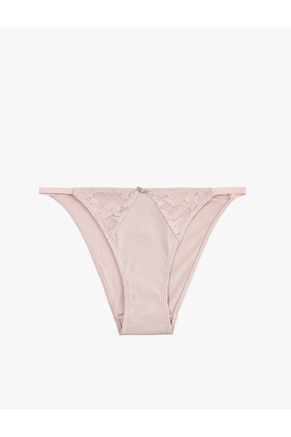 Comfortable Fit Lace Detailed Brief Panties
