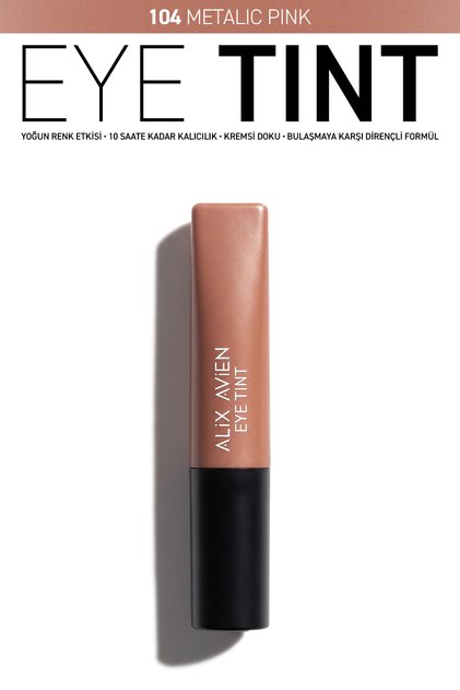 Uzun Süre Kalıcı Kremsi Likit Göz Farı - Eye Tint Creamy Sensation Eyeshadow 104 Metalic Pink