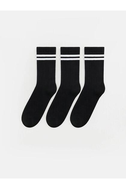 3-Pack Striped Boys' Socks (W6)