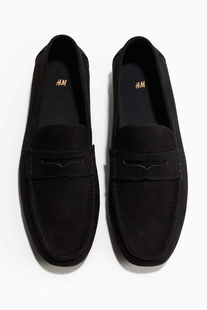Imitation suede driving shoes