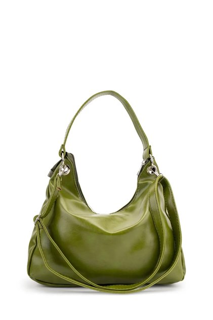 Women's Handbag with Metal Ring and Clip Detail, Sofia.