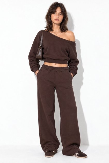 Mid-Rise Straight-Leg Sweatpants