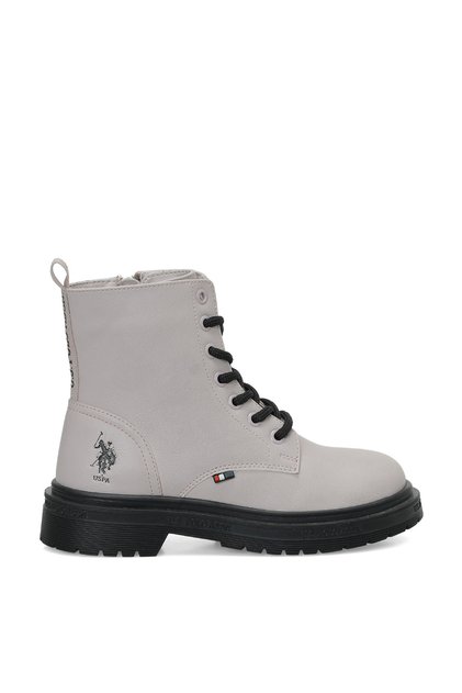 TRENY JR Powder-Colored Girls' Biker Boots