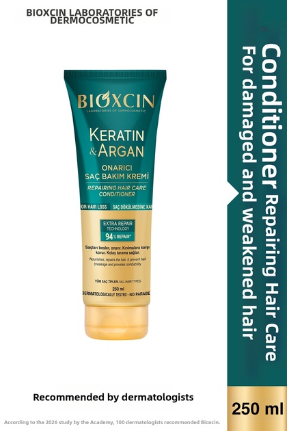 Keratin & Argan Repair Hair Care Cream Conditioner250 ml - Damaged and Sensitive Hair
