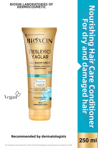 Nourishing Oils Hair Care Cream 250 ml - Intensive Care for Dry and Damaged Hair