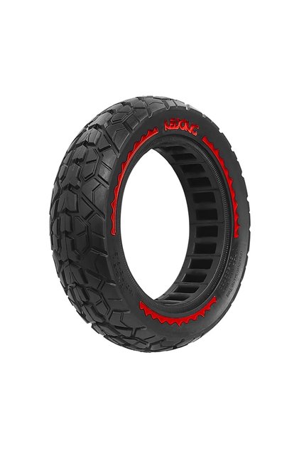 red For Ninebot Max G30 G30D G30LP Electric Scooter 10Inch 10x2.5 Solid Off-Road Tires Wear-resistan