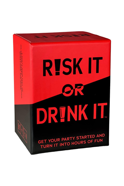 Risk It Or Drink It Risk It Or Drink It Fun Party Game For College Card Game Drinking Game Pregame N