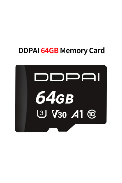 64GB DDPAI Dash Cam Memory Card 64GB 128GB 256GB 512GB Class 10 High Speed for DDPAI Car Camera
