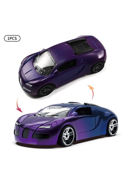D Mini Magic Water & Temp Color Change Alloy Car 1:60, Pull Back Racing Model with Durable Crash-Pro