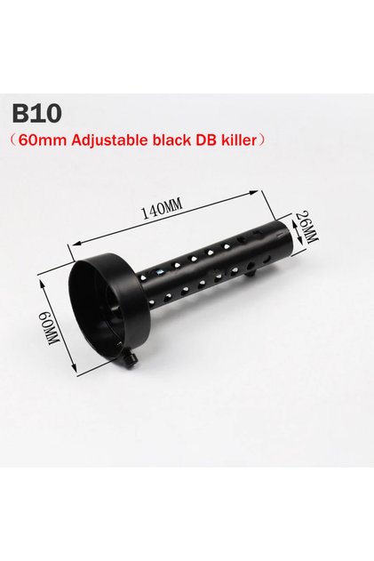 B10 Universal Motorcycle 35mm 42mm 45mm 48mm 60mm DB Killer Exhaust Can Muffler Insert Baffle DB Kil