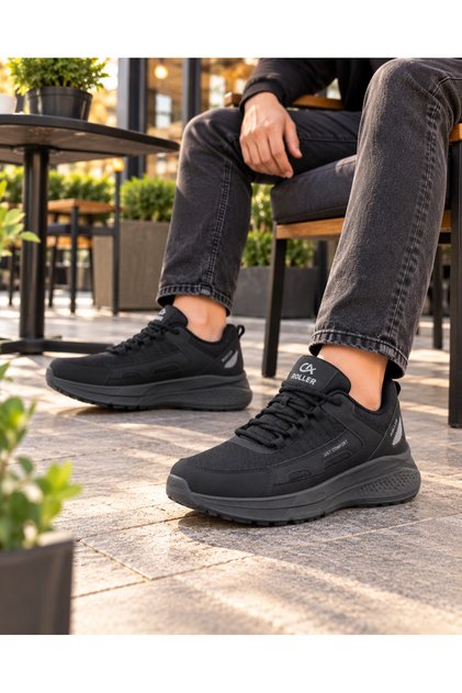 Unisex Waterproof Sneakers - Black Smoked