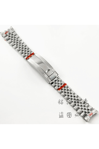20mm NO.2 Jubilee 20MM Width Silver Presidential Solid Bracelet 904L Stainless Steel Glide Lock Cla