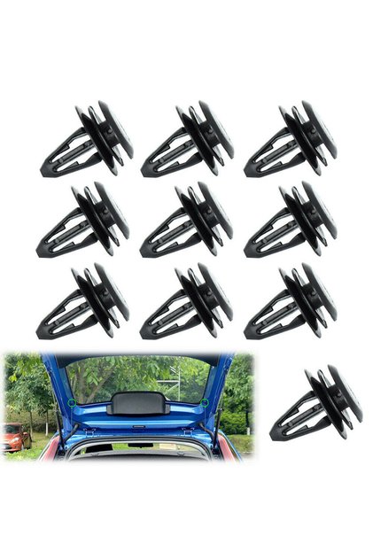 10 Pcs Rear Boot Load Cover Parcel Shelf String Cord Clips Retainer For MG ZS MG3 Retainer Auto R...