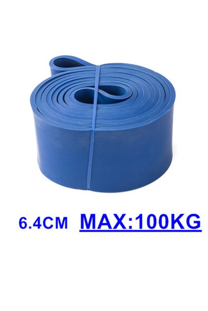 Blue Tough Latex Resistance Band Elastic Exercise Strength Pull-Ups Auxiliary Band Pilates Gym Fitne