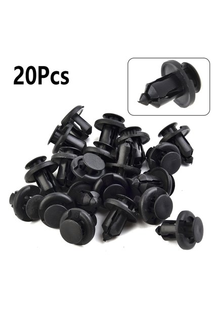 20pcs For Honda Bumper Retainer Clips Door Panel Clip Fastener Rivet 10mm Hole For Honda For Accord