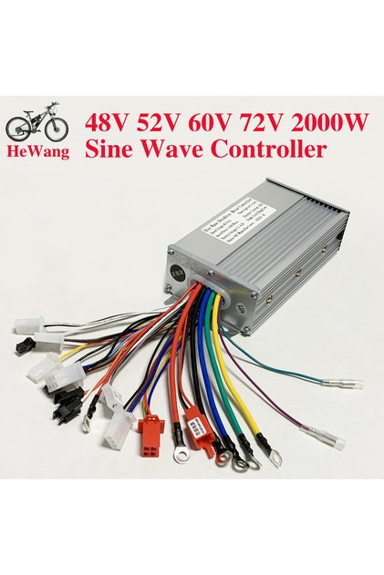 60V2000W-FOC15 48V 52V 60V 64V 72V Sine Wave Controller Ebike 1000W 1500W Brushless Motor Controller