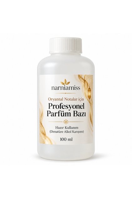 Oryantal Notalar için Profesyonel Parfüm Bazı – Hazır Kullanım (Denatüre Alkol Karışımı) 100 ml