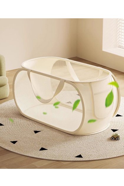 Horizontal Children's Toys Storage Basket Large Capacity Laundry Basket Multifunctional Children's D