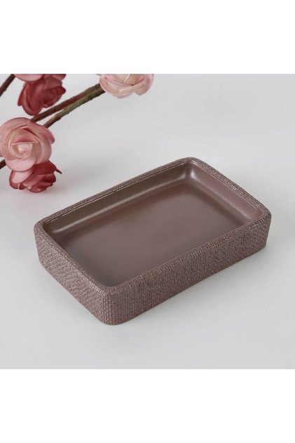 Linen Solid Soap Dispenser Taupe
