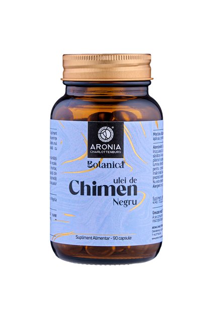 Ulei de Chimen Negru Premium Vegan —90 capsule. proprietăți antioxidante și antimicrobiene