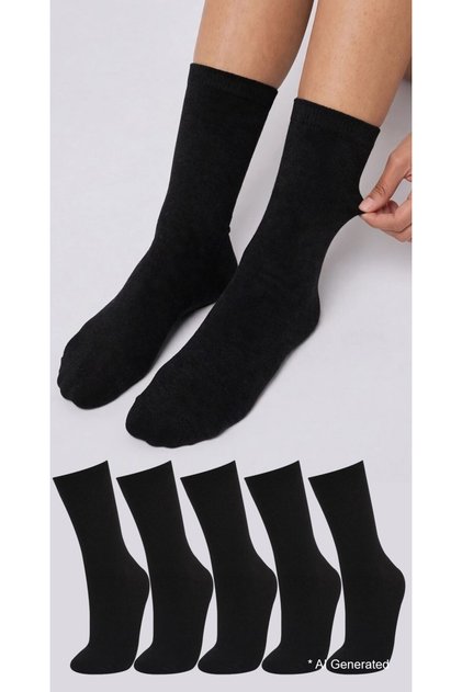 Women's 5-Piece Long Socks F3185Axns