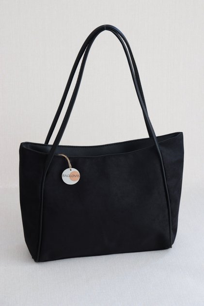 Large Size Suede Leather Women's Bag En42 Uzn28