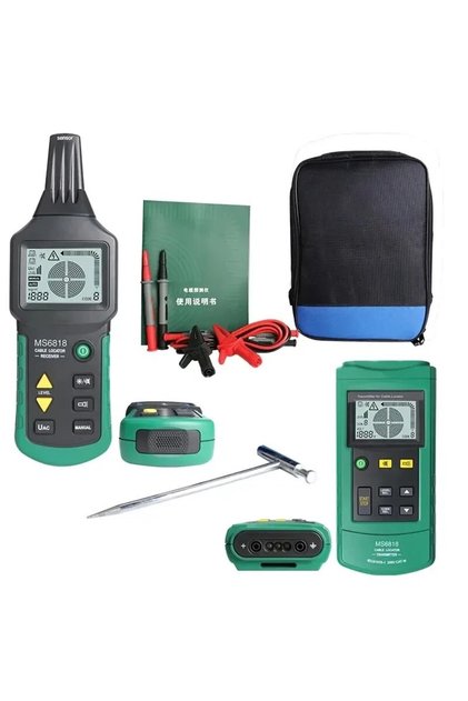 MS6818 MS6818 Professional Cable Tester 30-400V AC/DC Metal Pipe Locator Wall Underground Inspect In