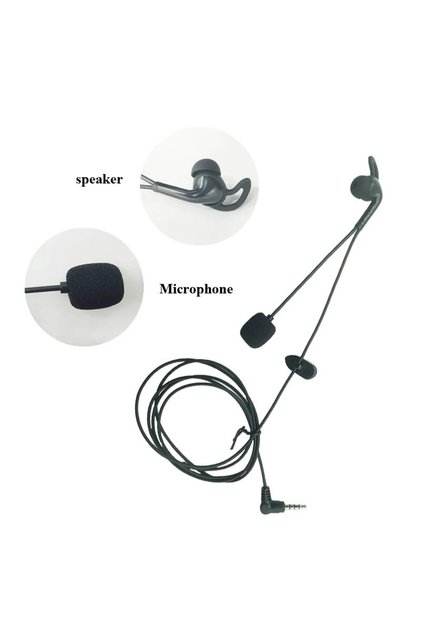 Left earphone 3.5mm Plug In Earphone Headphones Suitable For EJEAS FBIM V6 V6C V4 V4C Referee Headse