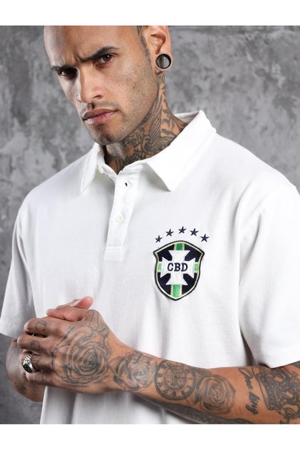 Brazil National Team Retro White Soccer Jersey