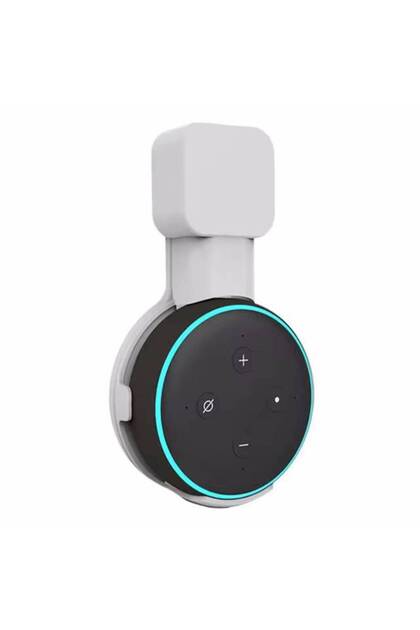 white Speaker Wall Mount Holder Stand Hanger for Alexa Echo Dot 3rd Generation Indoor Sound Box With