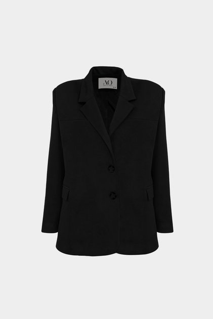 Premium Oversize Çift Düğme Blazer Kadın Süet Ceket