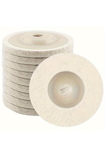 10pcs Mirror Polishing Discs - Angle Grinder Grinding Stainless Steel Woodworking Furniture Glass Po