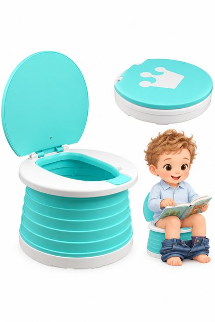Katlanabilir Çocuk Tuvaleti, Çok Fonksiyonlu Alıştırma Tuvaleti, Carry Potty , Taşınabilir Lazımlık