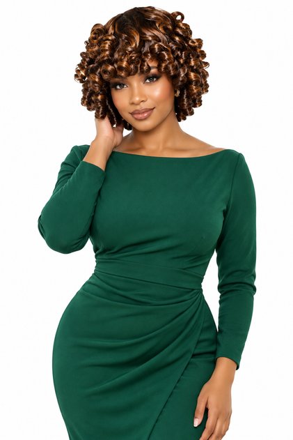 14 Inch Afro Bouncy Curls Human Hair Wig- Natural Afro Human Hair Curls