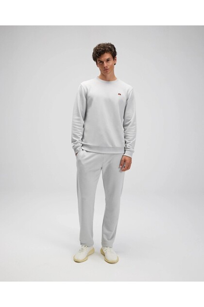 Em579-Gi Men's Crew Neck Gray Sweatshirt