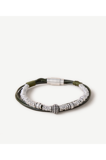 Leather Wrapped Bracelet