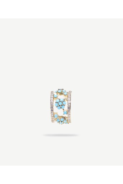 Akrilik Taş Detaylı Earcuff