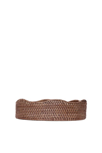 Rattan Yuvarlak Tepsi(30x8 Cm)