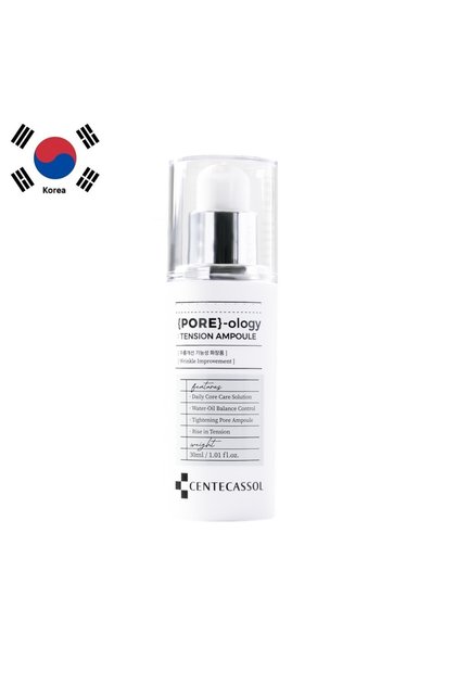 Fiolă coreeană cu Witch Hazel, Tannin Complex HR și Peptide pentru pori, elasticitate și efect anti-aging – Pore-ology Tension Ampoule, 30 ml
