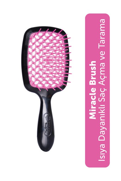 Beauty Pro Miracle Brush Hairbrush - Heat Resistant, Suitable for Welded Hair, Hair Detangling and Combing