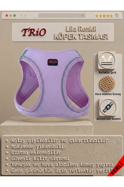 Air -Mesh Small and Medium Breed Cat Dog Chest Harness Soft, Breathable, Extra Durable