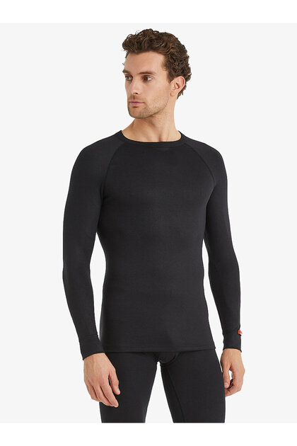 Unisex Thermal T-Shirt Level 2 9259 - Black