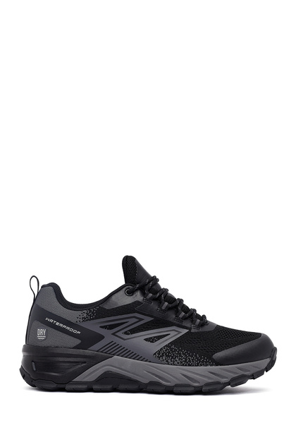 Dry Men's Black Lace-Up Waterproof Outdoor Shoes Wm68002355