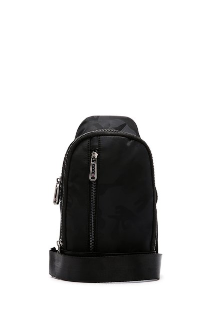 Men's Black Crossbody Bag 22Wbd32016F